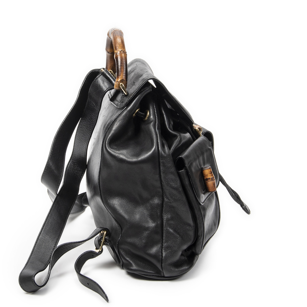 Gucci Large Bamboo Backpack - Picture 4 of 11